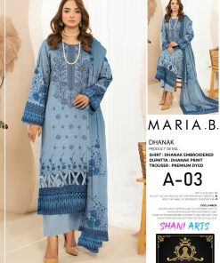 Frost Petal – Dhanak Embroidered 3-Piece Winter Suit