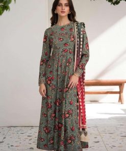 Elegant Printed Lawn 3-Piece Suit – Timeless Style & Comfort