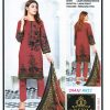 Luxury Lawn 3-Piece Suit With Lawn Dupatta