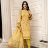 Sitara Rungburry Mustard Digital Printed Lawn Suit – Diamond Dupatta & Dyed Cotton Trouser
