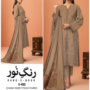 Chamki Sweet Peach 3-Piece Suit – Sand Majesty