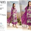 Lavender Bloom – Dhanak Embroidered 3-Piece Suit