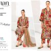 Crimson Garden – Dhanak Embroidered 3-Piece Suit