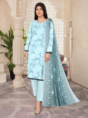 Premium Quality Soft Lawn 3-Piece Suit – Mother Collection