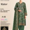Emerald Bloom – Dhanak Embroidered 3-Piece Suit